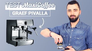 GRAEF PIVALLA  Machine expresso compacte  Le Test MaxiCoffee [upl. by Ridglea]