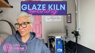 JOIN THE POTTERY PARTY 🥳 · GLAZE KILN OPENING  NEW GLAZE COMBOS REVEALED [upl. by Aundrea136]