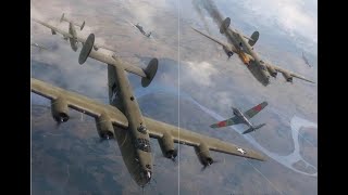 Classic Duels  Consolidated B24 Liberator vs Nakajima Ki43 Hayabusa [upl. by Adnir634]