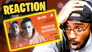 K Dre Reacts to MIDDLE SCHOOL  Grand Beatbox Battle 2019  Tag Team Elimination REACTION [upl. by Aiuqram216]