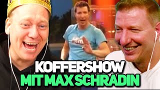 ZWEI 9LIVE LEGENDEN UNTER SICH 😂 KOFFERSHOW MIT MAX SCHRADIN 😎 [upl. by Aicatan]