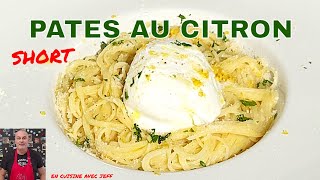 recette des pâtes au citron [upl. by Atnad]