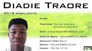 Diadie Traore 2019 Soccer Highlights [upl. by Patrick]