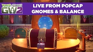 Balance Updates amp Gnomes  Plants vs Zombies Garden Warfare 2  Live From PopCap [upl. by Schultz]