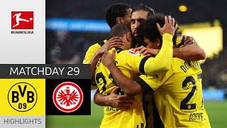 BVB on TOP of the League  Borussia Dortmund  Frankfurt 40  Highlights  Bundesliga 202223 [upl. by Ornie336]