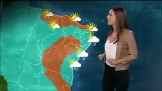 A primeira vez de Paloma Tocci no quotJornal da Bandquot 1112014 [upl. by Lezah489]