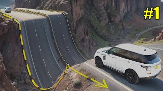 Cars vs Giant Dip â–¶ï¸ BeamNG Drive 1 [upl. by Eglanteen]