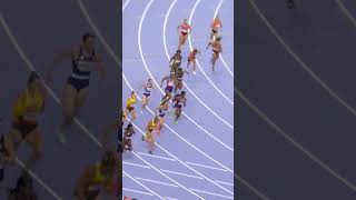 4×100 M relay Paris olympics athletics trackandfield parisolympics2024 sports athlete [upl. by Morra]