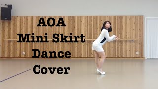 AOAs Mini Skirt dance cover by twoYAs Sandra [upl. by Naened]