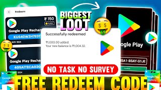 Free Redeem Code  Free Redeem Code App  Google Play Free Redeem Code App  Redeem Code [upl. by Onairda]