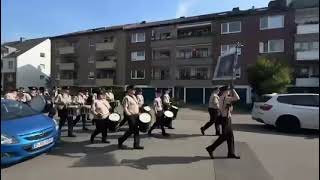 Regiments Fanfarencorps Düsseldorf Wersten 1964 „Schaffendes Volk“ [upl. by Arodoeht645]