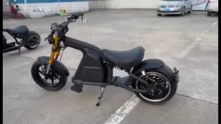 M8s electric scooter Rooder citycoco chopper [upl. by Aniram]