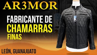 Aremor Fábricante de chamarras de piel fina en León Guanajuato México jacket leather fabric mx [upl. by Iztim]