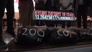 The unveiling of the Climate Clock [upl. by Clough]