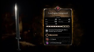 Where to find the Ulfberth sword in Assassins creed Valhalla  Carolingian Longsword PS5 [upl. by Aivartal]