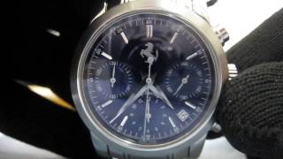 Girard Perregaux Ferrari Chronograph Ref8020 Blue dial Function Testing [upl. by Mingche567]