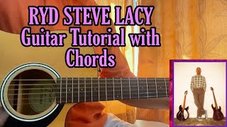 RYD  Steve Lacy  Guitar Tutorial With Chords Lesson [upl. by Madelin560]