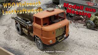 W50 Güllewagen  Agrar  Düngen  Landwirtschaft rc scale truck gdr brass [upl. by Tavy]