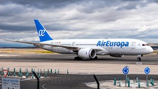 Air Europa Boeing 7878 Landing at Madrid 4K [upl. by Pik]