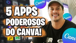 5 APPS PODEROSOS DO CANVA GRÁTIS [upl. by Adnawaj]