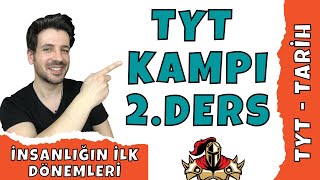 TYT Tarih Kampı  2 Ders  İnsanlığın İlk Dönemleri  2022  YKS [upl. by Ermentrude]