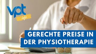 VPTinfo Gerechte Preise in der Physiotherapie [upl. by Nazar]