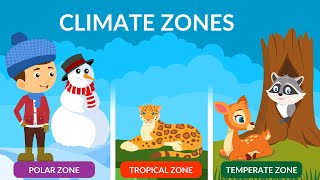 Climate Zones of the Earth  Weather and Climate  Types of Climate Zones [upl. by Radu]