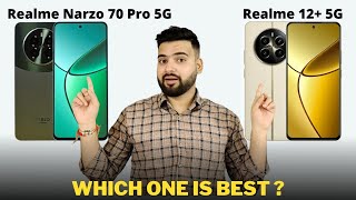 Realme Narzo 70 Pro 5G vs Realme 12 Plus 5G  Full Comparison  Should I buy Narzo 70 Pro 5G 🤔 [upl. by Norted]