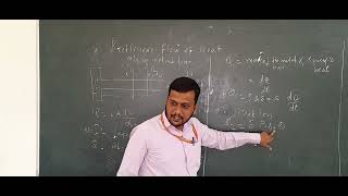 Physics Rectilinear flow of heat along metal bar by Dr Pathan AR [upl. by Lemhar474]