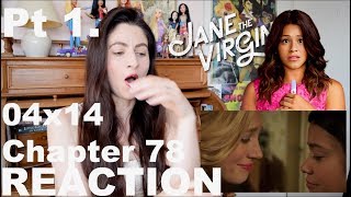 Jane the Virgin  04x14 Chapter 78 Reaction Vid Pt 1 [upl. by Nellek319]