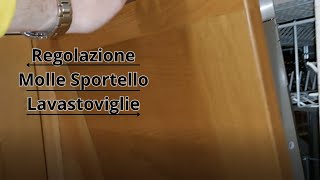 Come regolare sportello lavastoviglie [upl. by Karia]