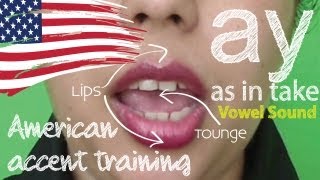 American Accent Training  Part 02  Vowel sound AY  Free English Lesson  ESL [upl. by Stargell]