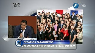 Becarios paraguayos se destacan en las mejores universidades [upl. by Allecnirp884]