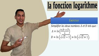 fonction logarithme 2 bac exercices  simplifier fonction logarithme népérien 2 bac exercices [upl. by Nuncia803]