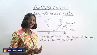 DIFFERENTIATION  Tangents And Normals [upl. by Frum]