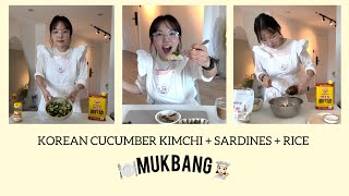 Make Cucumber Kimchi With Me👩🏻‍🍳🥒  Easiest Recipe  Dasuri Choi [upl. by Eulau]