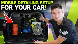 Making a Mobile Car Detailing Setup using a Car  Its actually better than a van [upl. by Kus550]