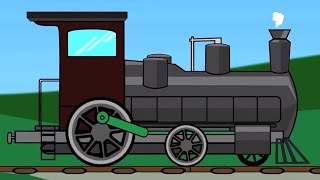 Train Formation And Uses Car Cartoon Videos for Children [upl. by Malony]