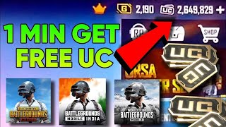 Free 6460UC Trick for Pubg Mobile  Get Unlimited UC In Just 5 Minutes [upl. by Willett23]