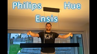 Philips Hue Ensis  Smart Home Pendelleuchte RGB Beleuchtung  Unboxing amp Montage [upl. by Meek592]