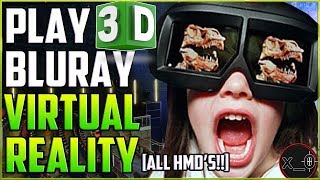 PLAY 3D MOVIES Bluray IN VIRTUAL REALITY FREE  Oculus Rift GO Vive GearVR WMR Cardboard [upl. by Uoliram]