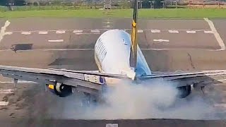 Landing Gear Bashing RYANAIR 737  BHX [upl. by Kieran]