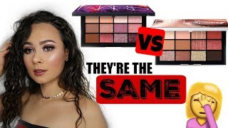 NARS Ignited Palette Review Swatches Comparisons  NARS Ignited vs NARS Wanted [upl. by Nylak]