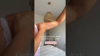 Drenaje linfático para tratar celulitis flacidez y reducir brazos ✨ [upl. by Anuat800]