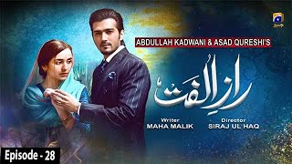 RaazeUlfat  EP 28  English Subtitles  13th October 2020  HAR PAL GEO [upl. by Kinom]