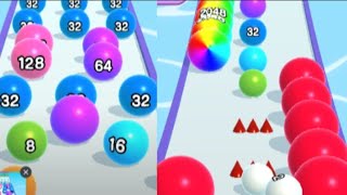 Ball run 2048 game li [upl. by Akkeber168]