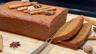 RECETTE DU PAIN D’ÉPICES MAISON SUPER MOELLEUX🍞TRÈS FACILE ET RAPIDE Deli cuisine [upl. by Ginnie]