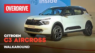 Citroen C3 Aircross reveal and walkaround  OVERDRIVE [upl. by Niahs]