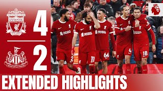 Reds Dominate on New Years Day Liverpool 42 Newcastle  Extended Highlights [upl. by Madlen304]