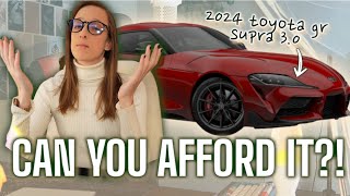 Toyota GR Supra 30 2024  Cost to Own  Cost Breakdown [upl. by Aniled]